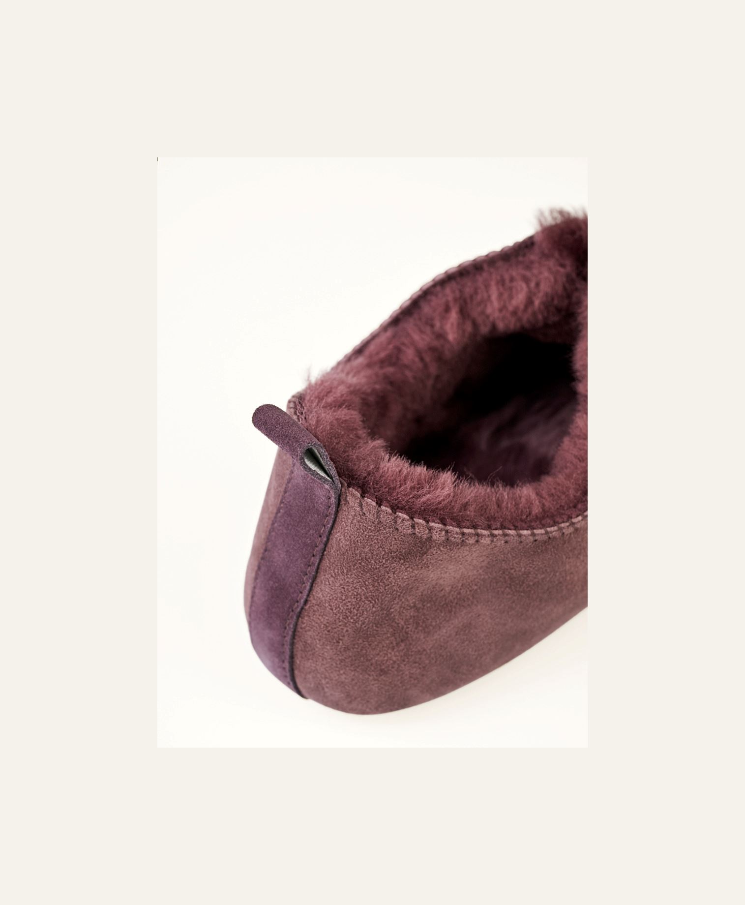 Nahkatohvelit viininpunainen - 2