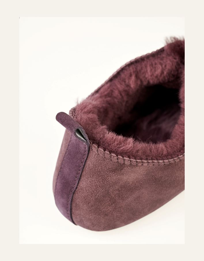 Nahkatohvelit viininpunainen - 2