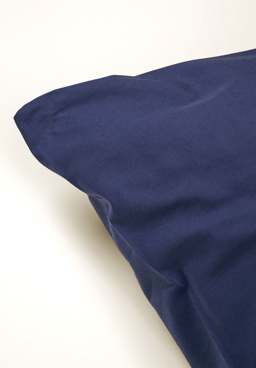 Tyynyliina percalea tummansininen - 2