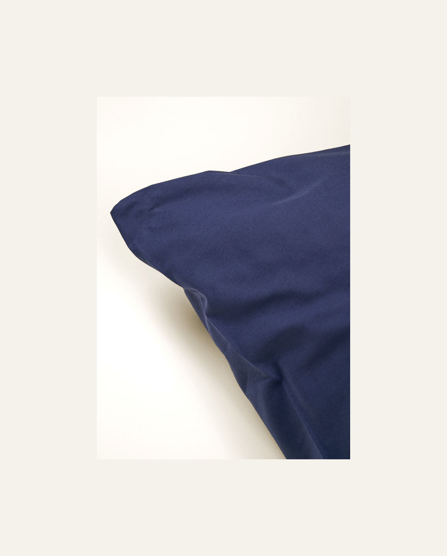 Tyynyliina percalea tummansininen - 2