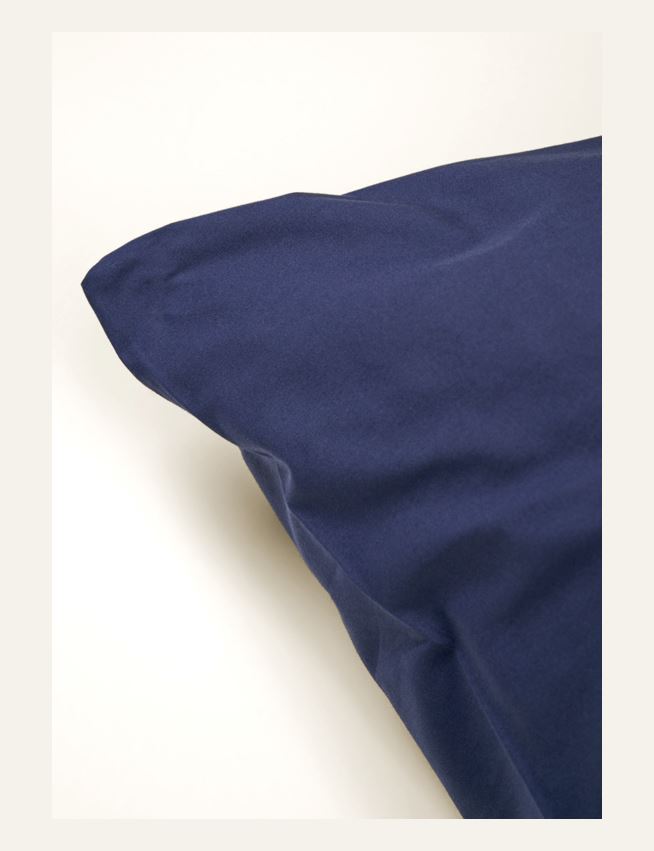 Tyynyliina percalea tummansininen - 2