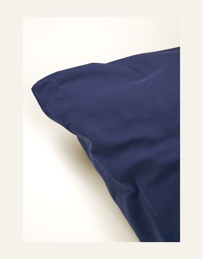 Tyynyliina percalea tummansininen - 2