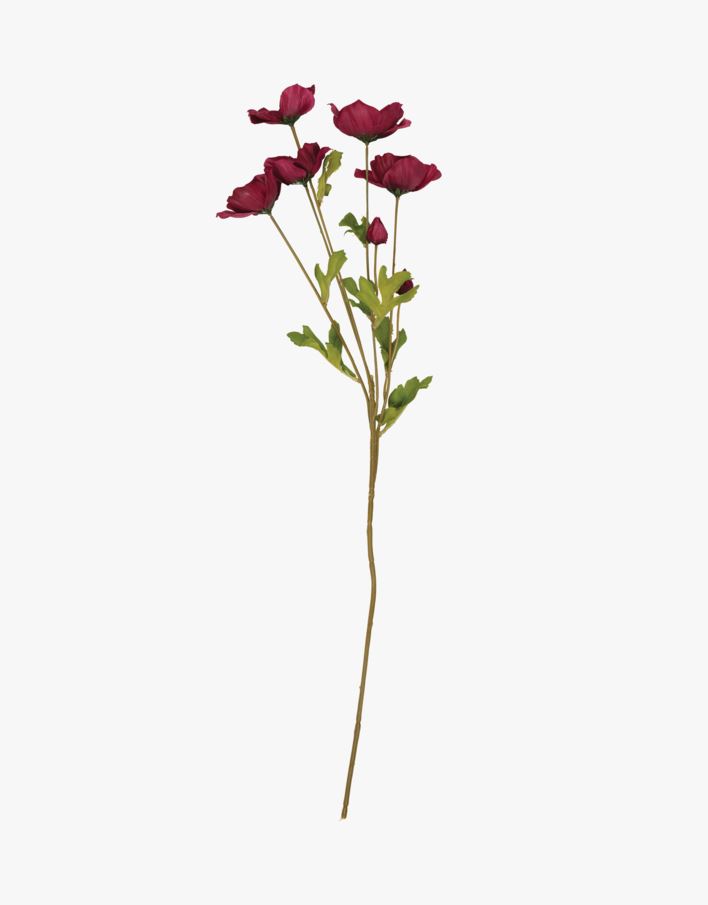 Rose kukka viininpunainen  - 62 cm viininpunainen - 1