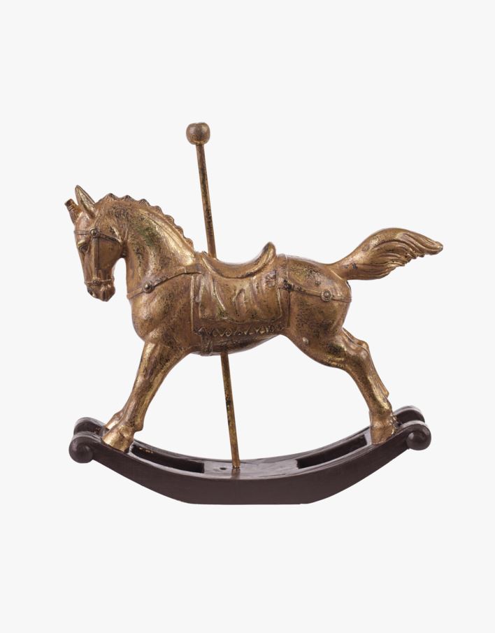 Tivoli horse koriste kulta - 15,5x4x16,5 cm kulta - 1