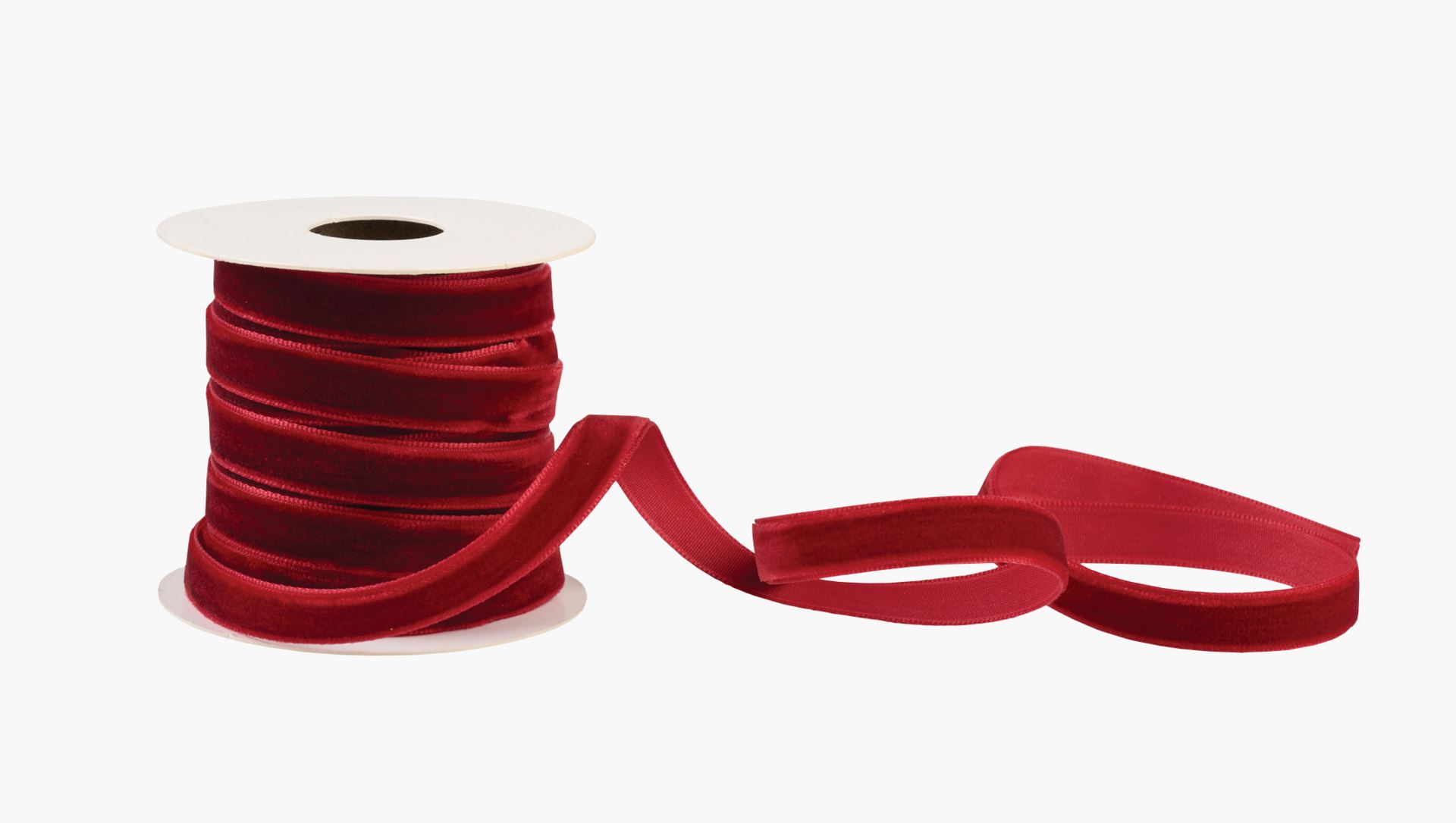 Lahjanauha punainen - 1cm x 5m punainen - 1