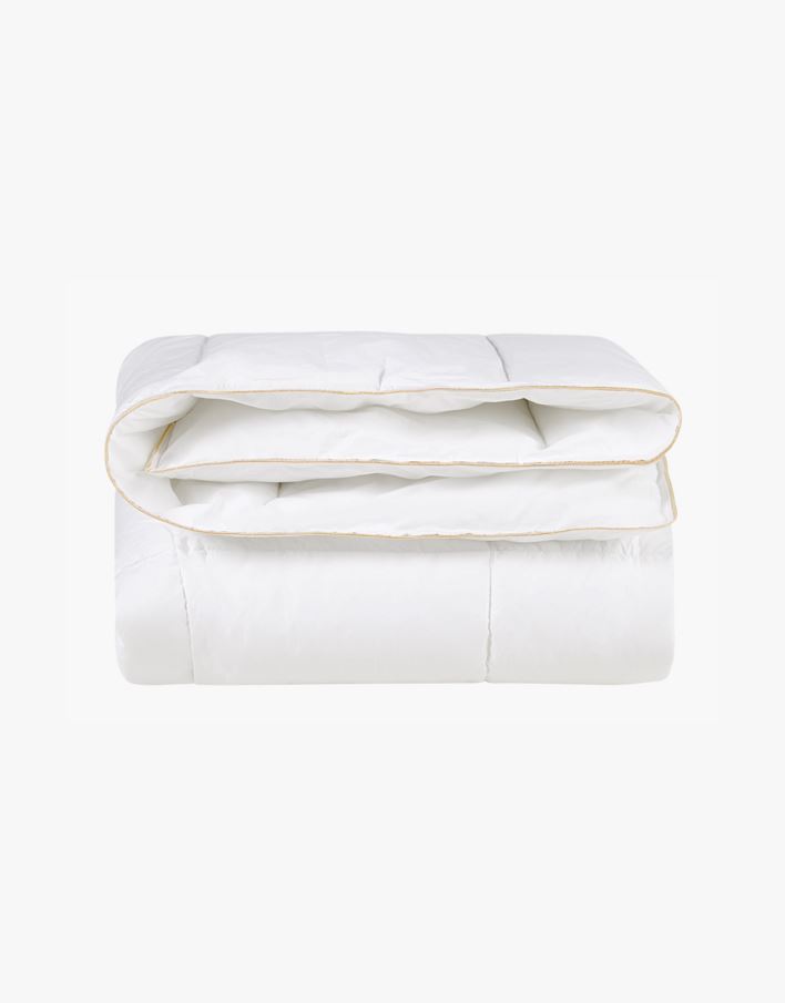 Keskilämmin kuitupeitto valkoinen - 150x210 cm valkoinen - 1