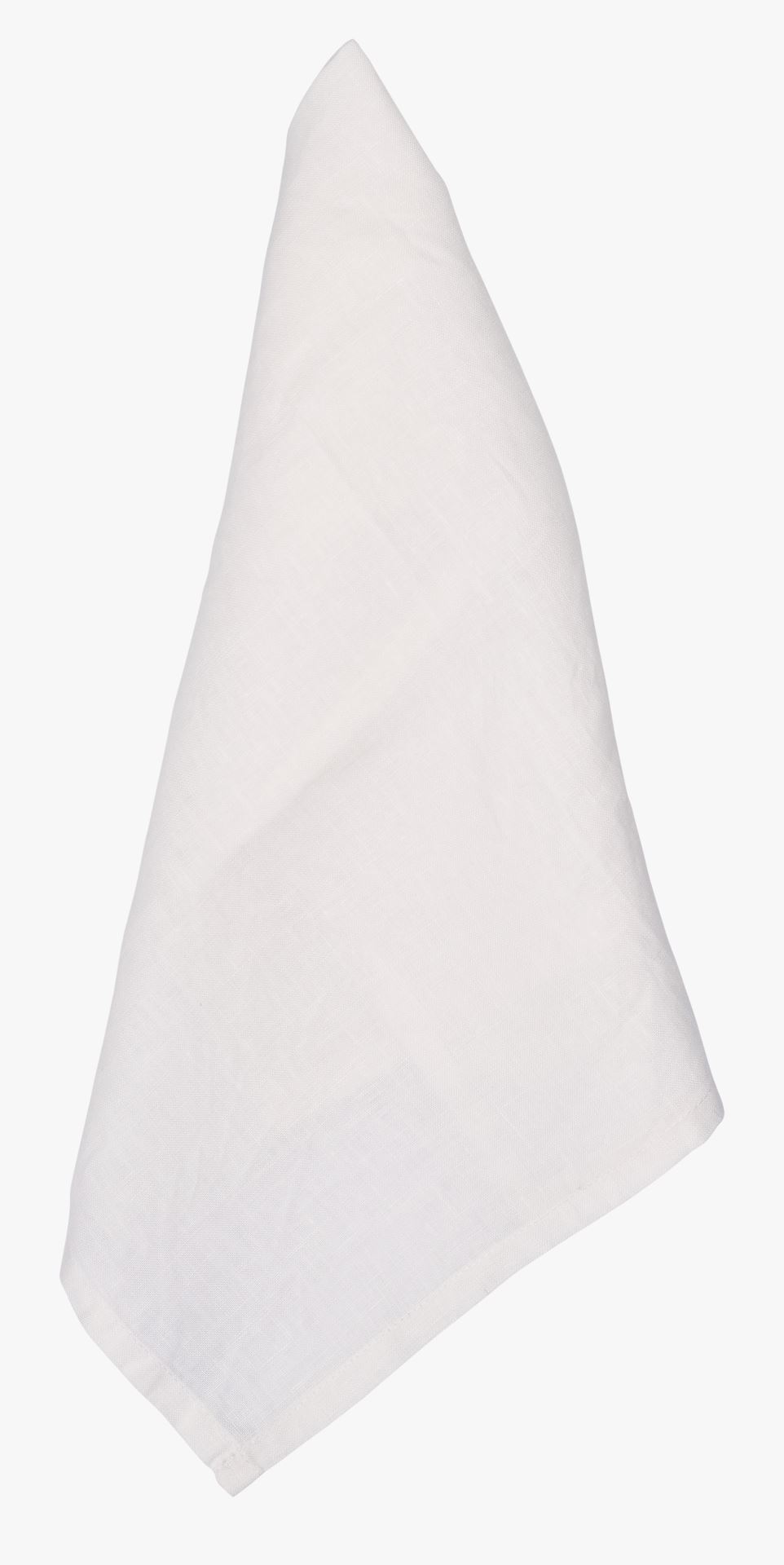 Pellavaservetti valkoinen - 4