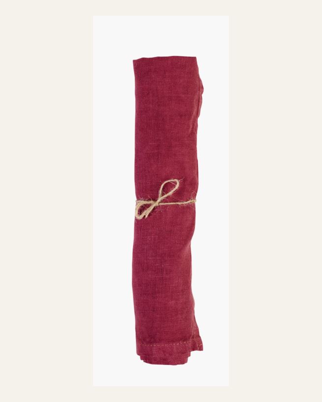 Pellavaservetti viininpunainen - 45x45 cm viininpunainen - 1