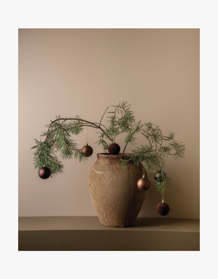 Joulupalloja ruskea - ø6 cm ruskea - 1