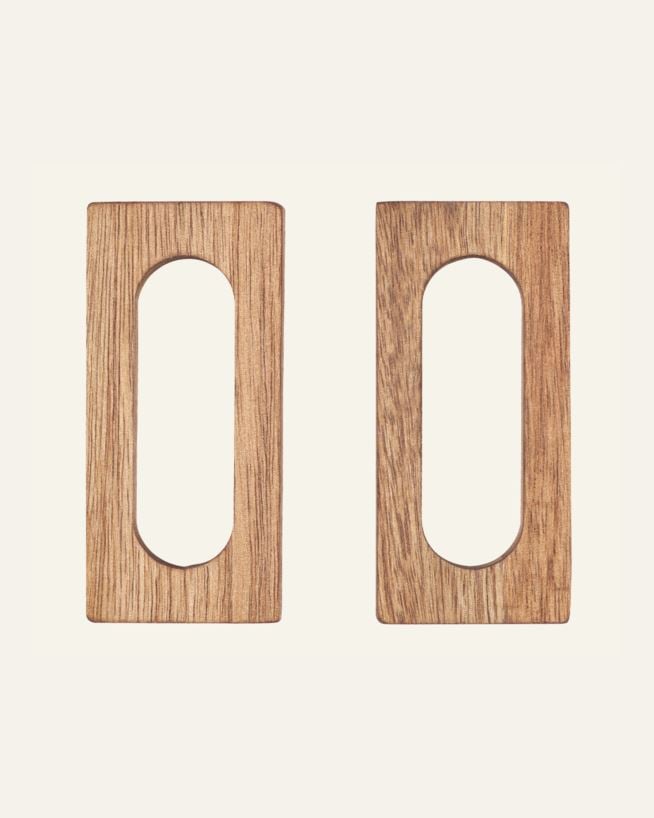 Servettirenkaat, 2 kpl ruskea - 7,7x3,6x1,5 cm ruskea - 1