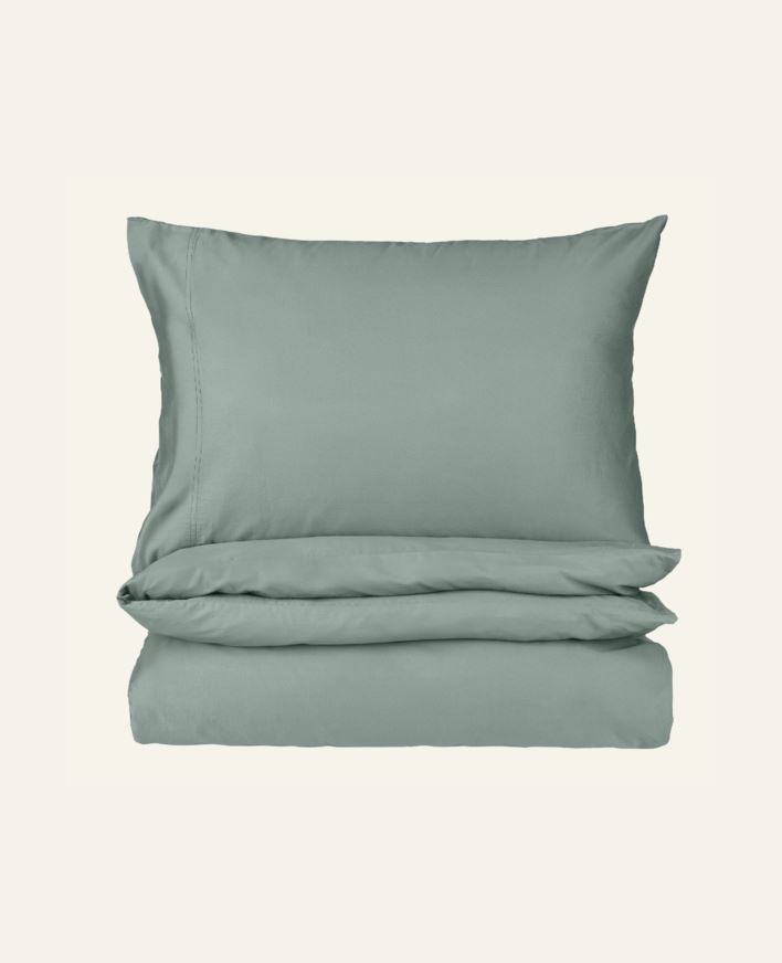 Pussilakanasetti satiinipuuvillaa vaaleanvihreä - 150x210 cm vaaleanvihreä - 1