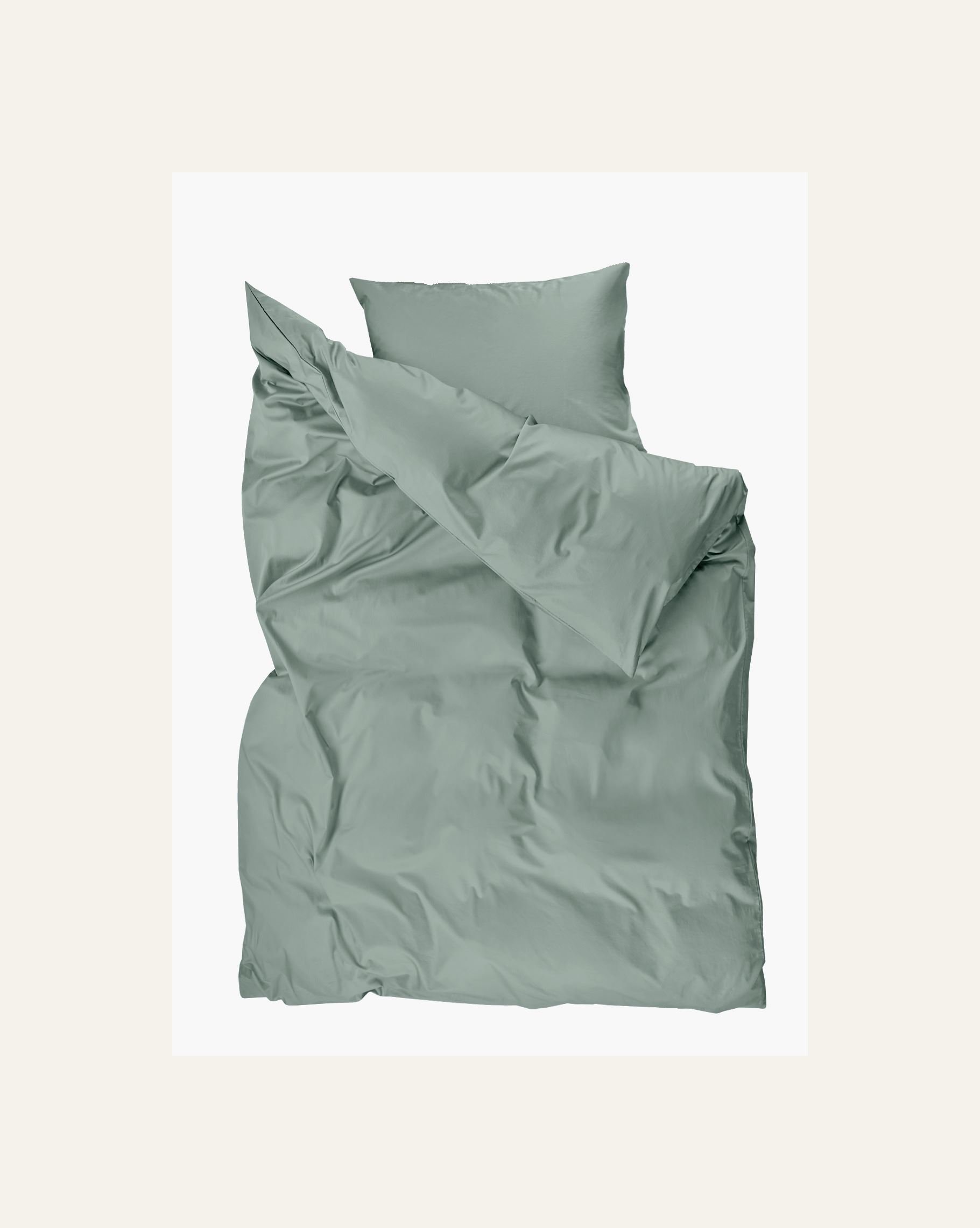 Pussilakanasetti satiinipuuvillaa vaaleanvihreä - 2