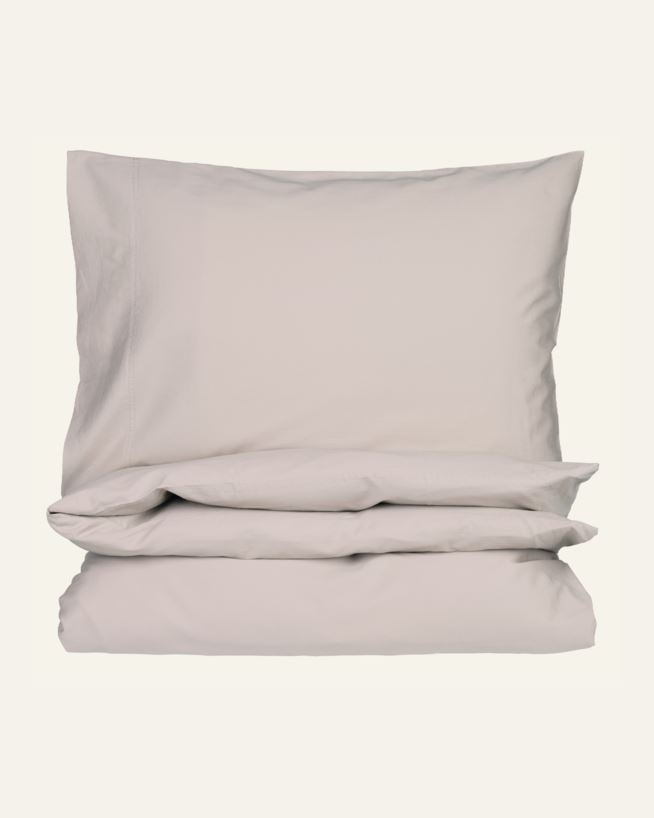 Pussilakanasetti satiinipuuvillaa hiekka - 150x210 cm hiekka - 1