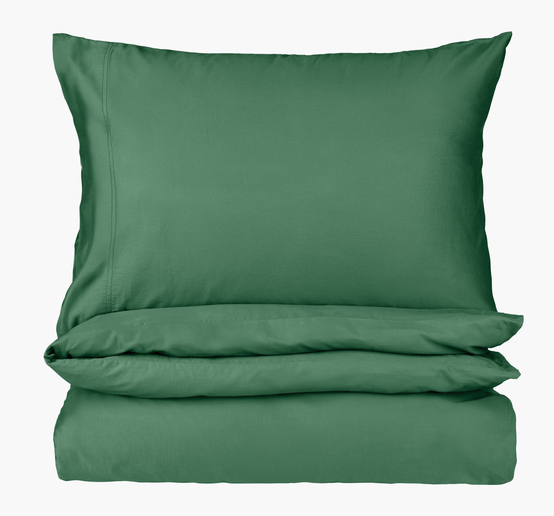 Pussilakanasetti satiinipuuvillaa sammalenvihreä - 150x210 cm sammalenvihreä - 1