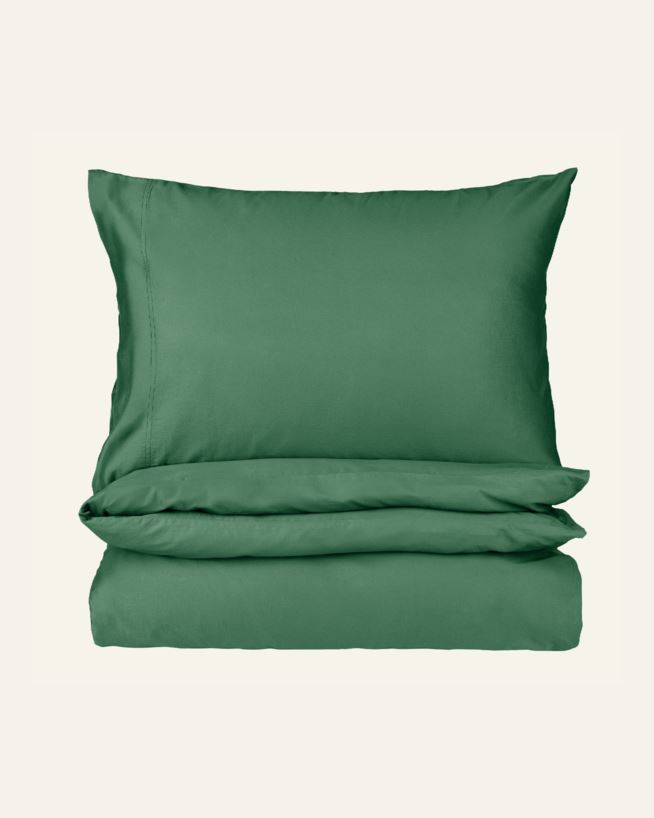 Pussilakanasetti satiinipuuvillaa sammalenvihreä - 150x210 cm sammalenvihreä - 1