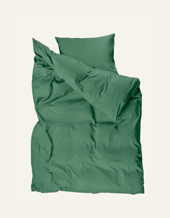 Pussilakanasetti satiinipuuvillaa sammalenvihreä - 2