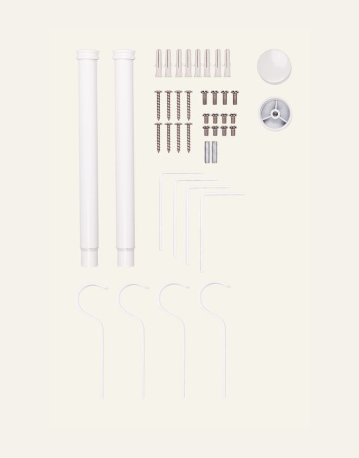 Verhotanko, 2 kpl valkoinen - 2