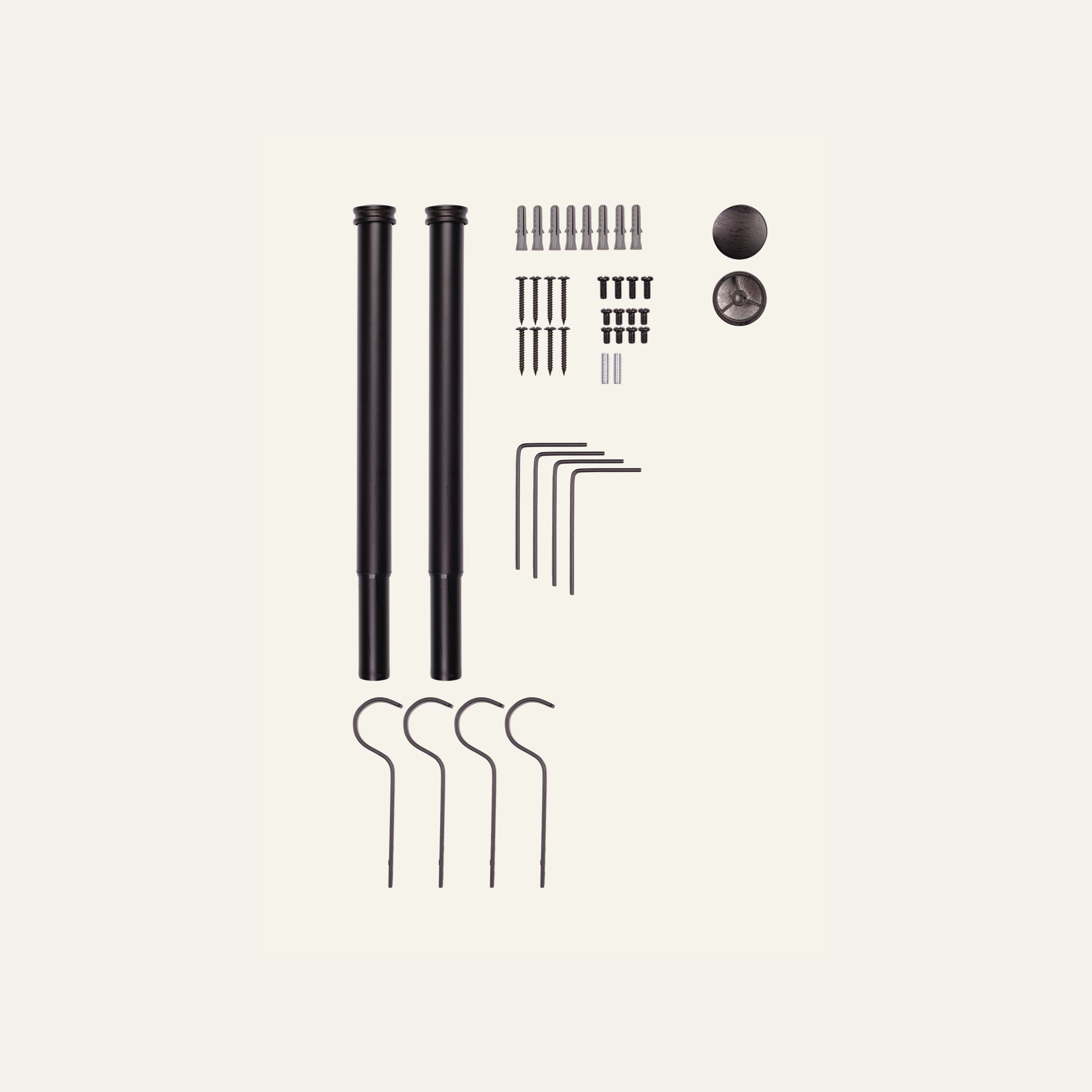 Verhotanko, 2 kpl tummanruskea - 2