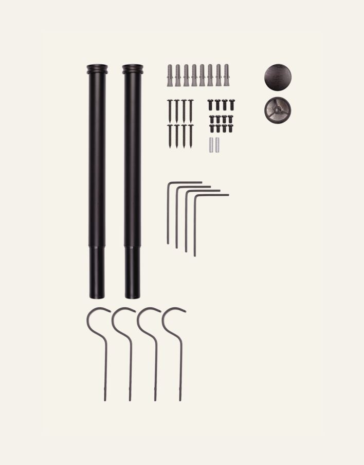 Verhotanko, 2 kpl tummanruskea - 2