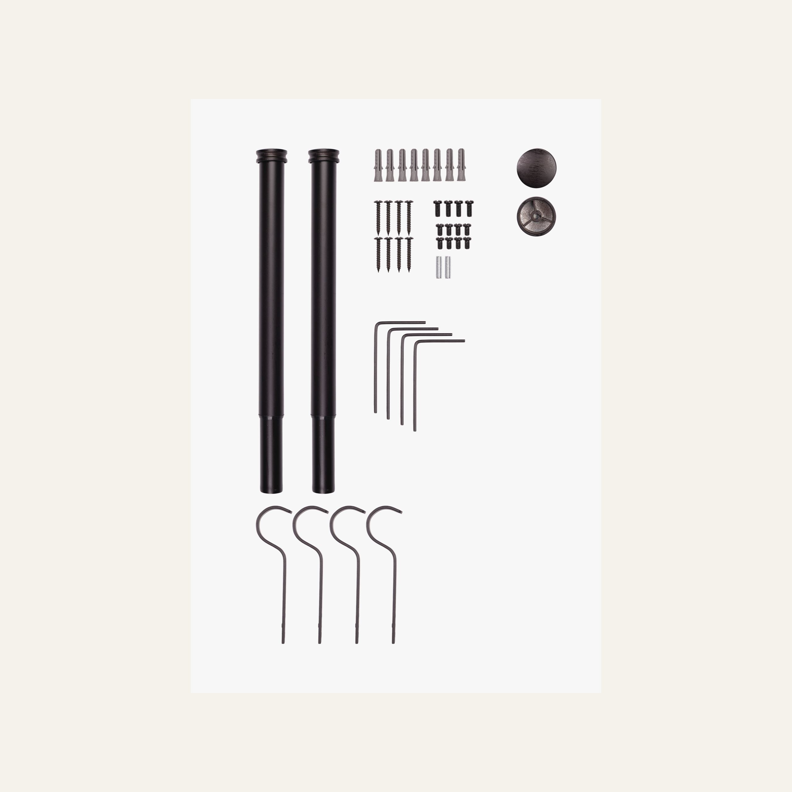 Verhotanko, 2 kpl tummanruskea - 2