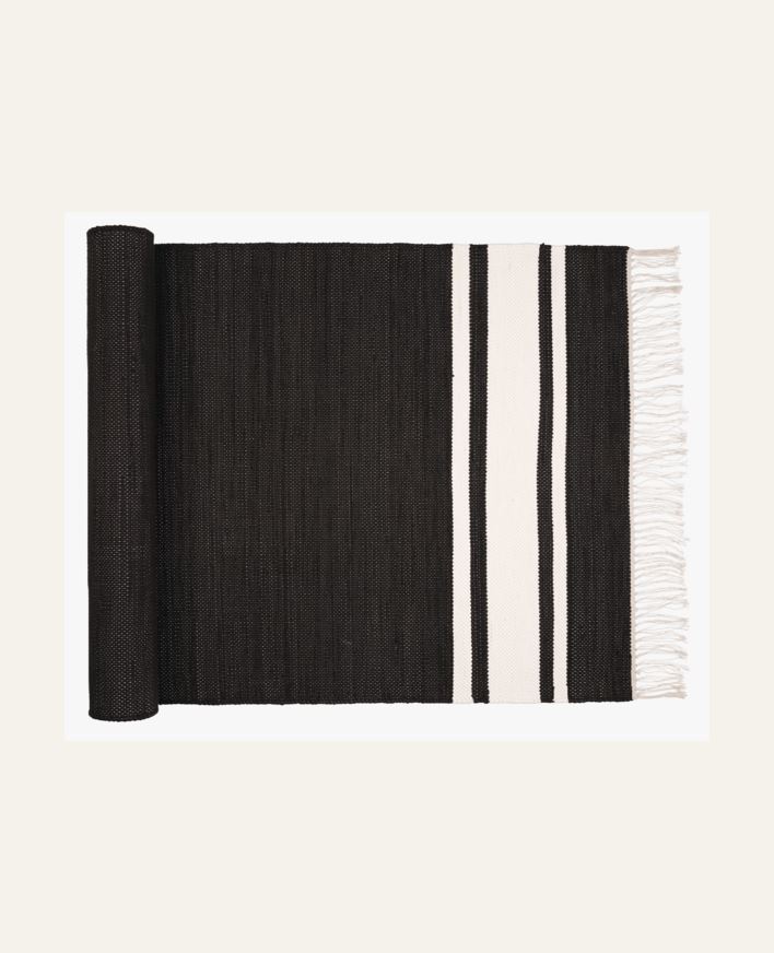 Matto moniväri/musta - 60x90 cm moniväri/musta - 1