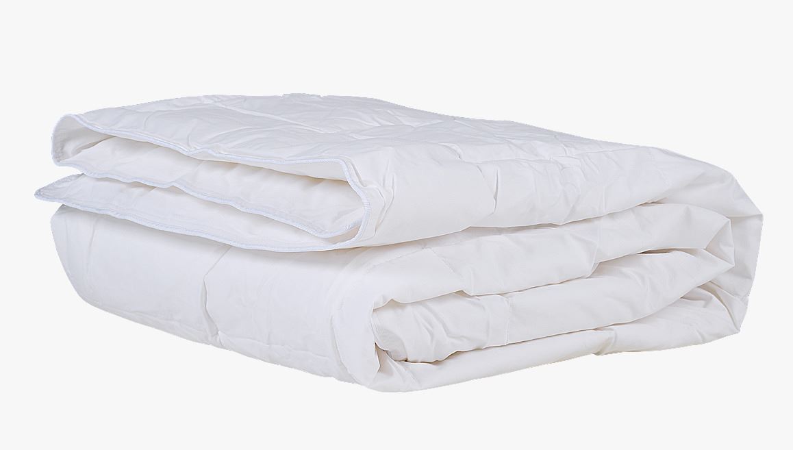 Keskilämmin lasten kuitupeitto valkoinen - 100x130 cm valkoinen - 1