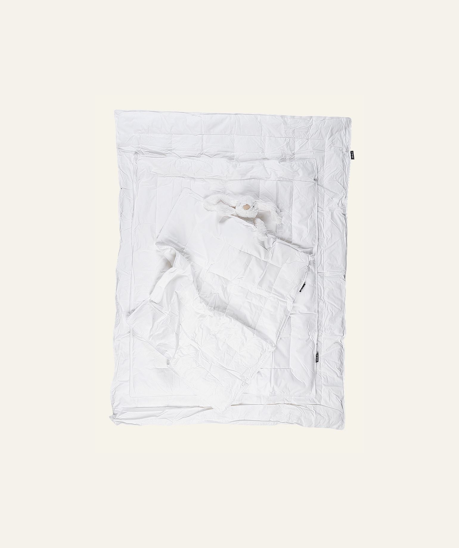 Keskilämmin lasten kuitupeitto valkoinen - 3