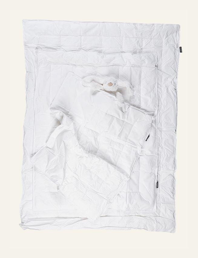 Keskilämmin lasten kuitupeitto valkoinen - 3