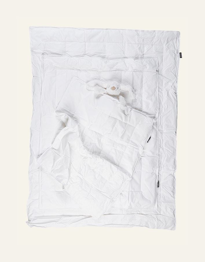 Keskilämmin lasten kuitupeitto valkoinen - 3