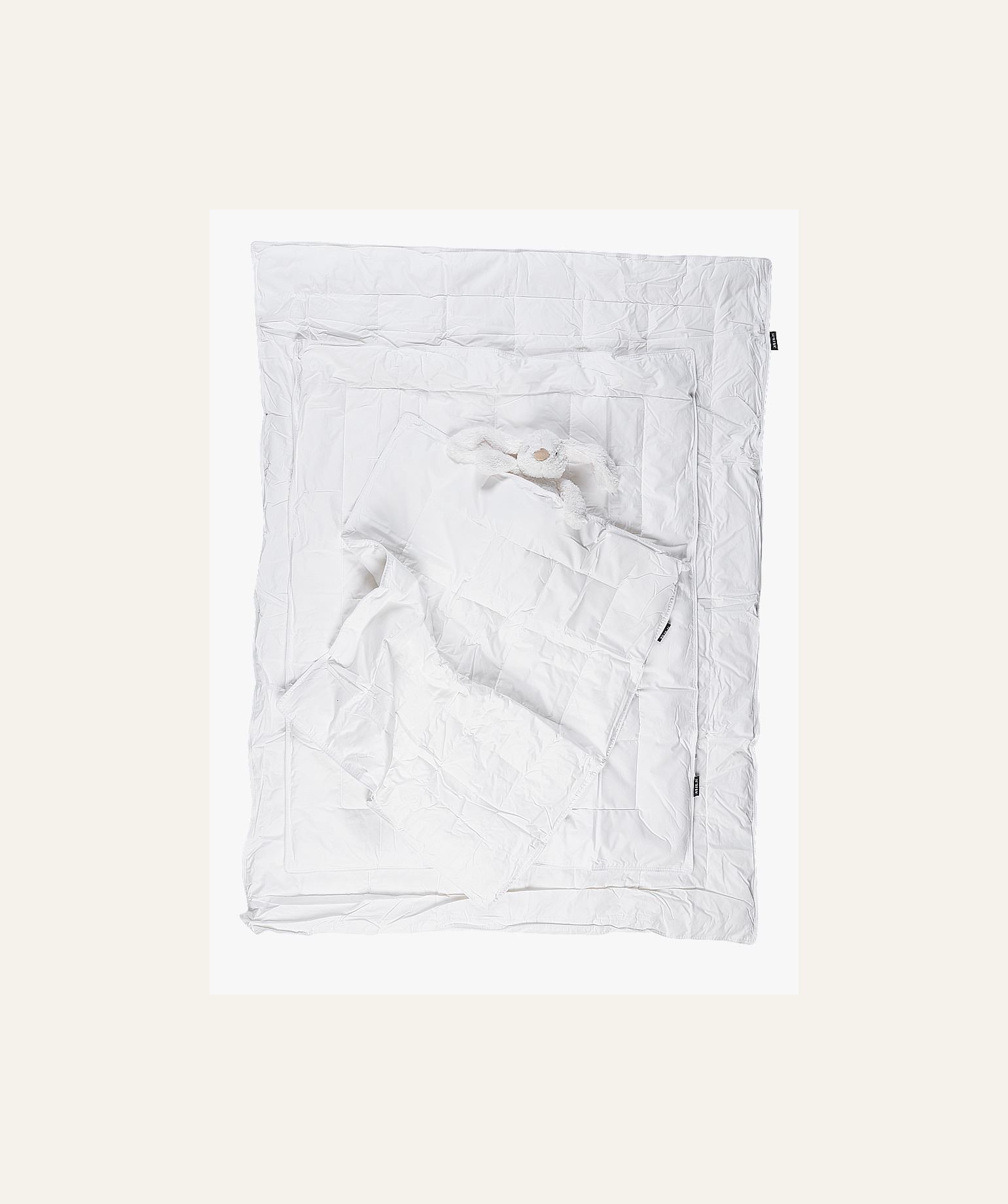 Keskilämmin lasten kuitupeitto valkoinen - 3