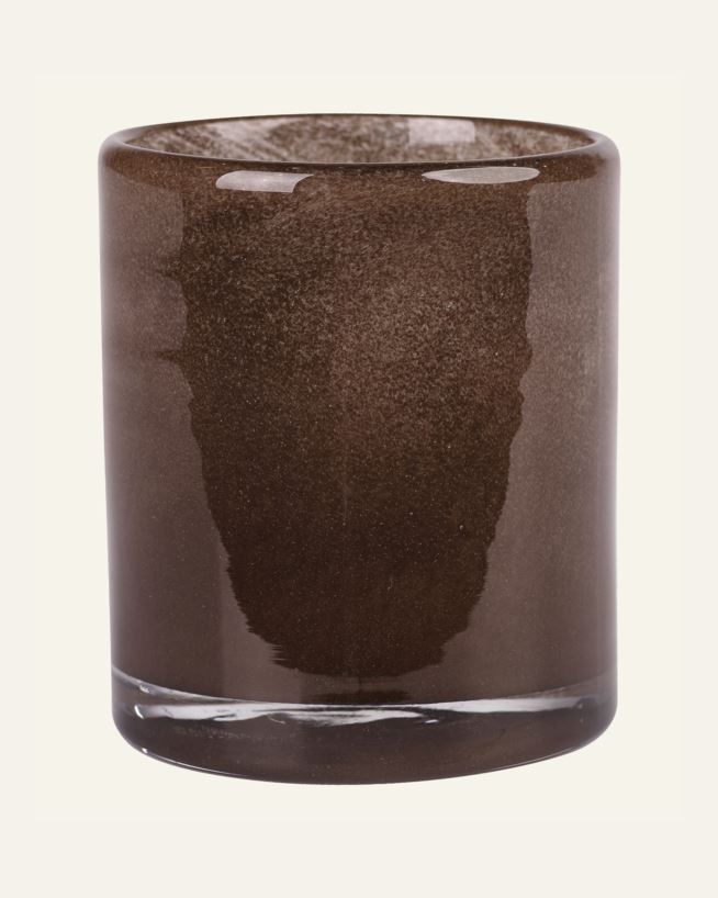Kynttilälyhty ruskea - 8x8x9 cm ruskea - 1