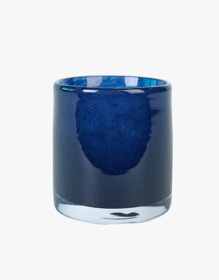 Kynttilänjalka tummansininen - 8x8x9 cm tummansininen - 1