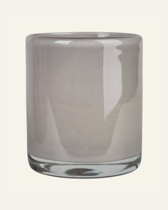 Kynttilälyhty keskiharmaa - 8x8x9 cm keskiharmaa - 1