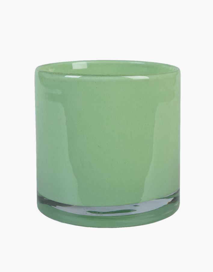 Kynttilälyhty vihreä - 10x10x10 cm vihreä - 1
