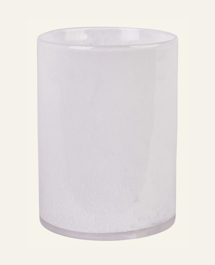 Kynttilälyhty valkoinen - 11x11x15 cm valkoinen - 1