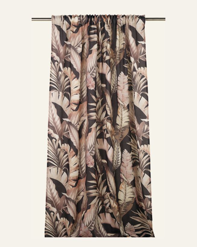 Verho moniväri/musta - 140x240 cm moniväri/musta - 1