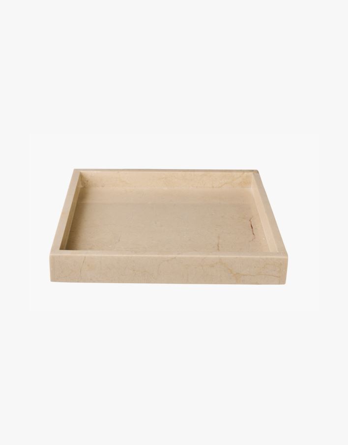 Kynttilävati beige - 23x23x3 cm beige - 1