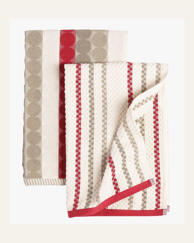 Keittiöpyyhkeet 2 pcs punainen - 45x70 cm punainen - 1