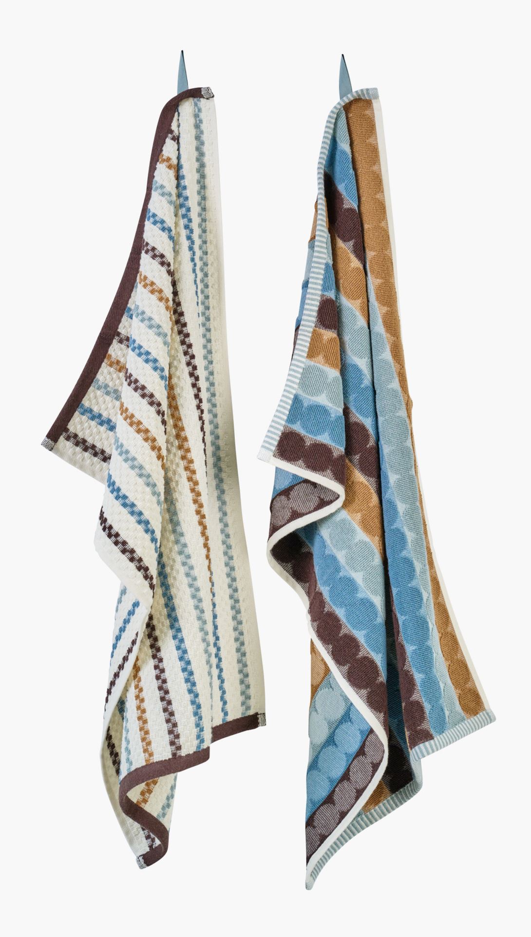 Keittiöpyyhkeet 2 pcs sininen - 2