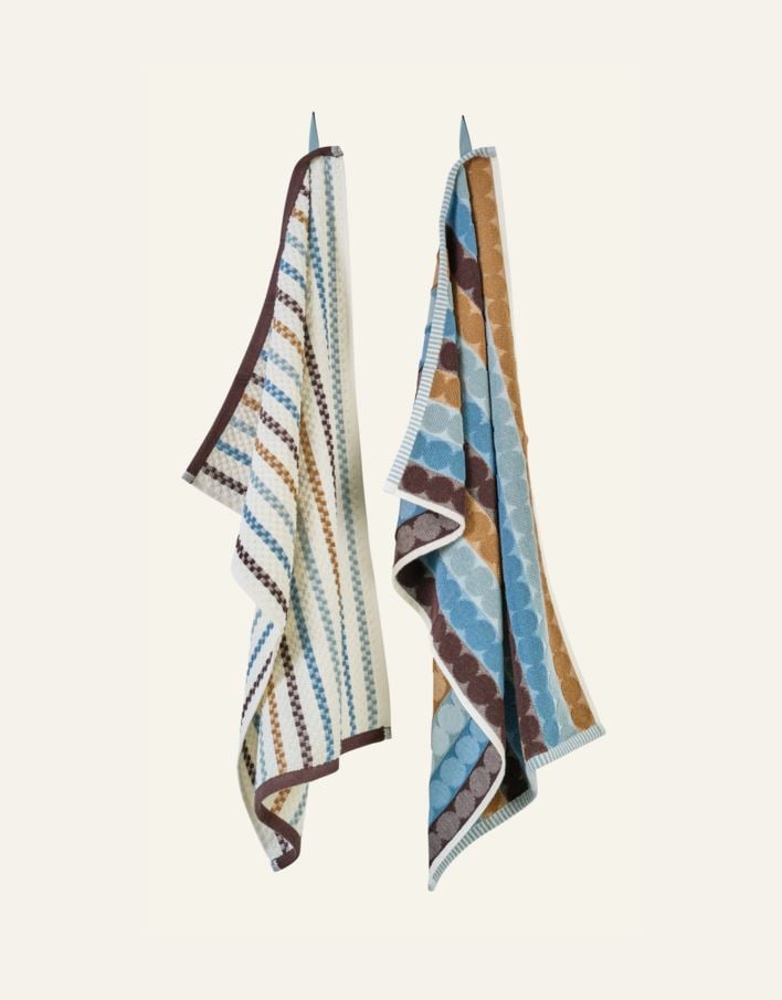 Keittiöpyyhkeet 2 pcs sininen - 2