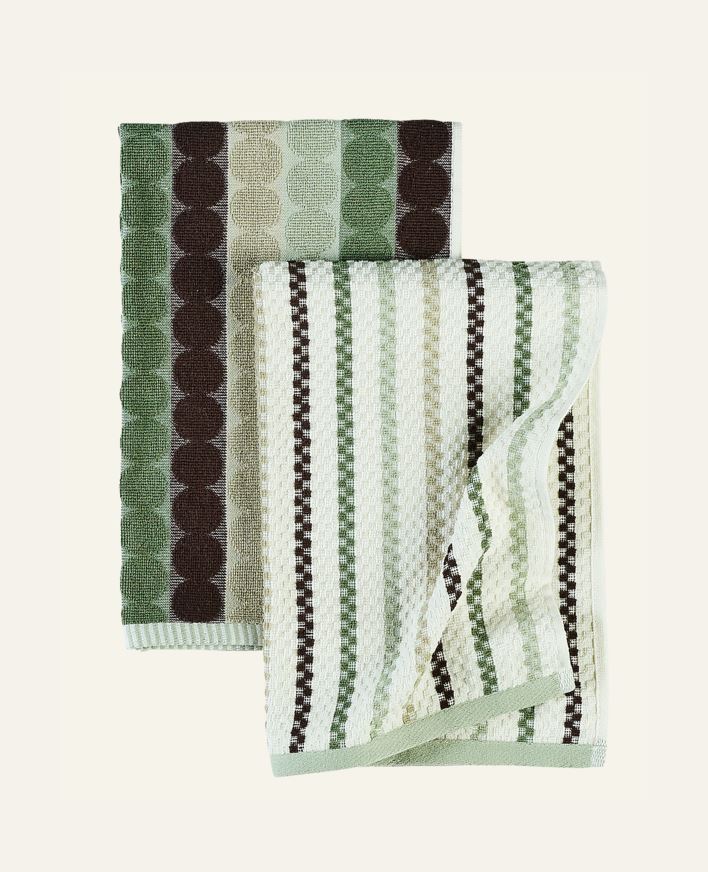 Keittiöpyyhkeet 2 pcs vihreä - 45x70 cm vihreä - 1