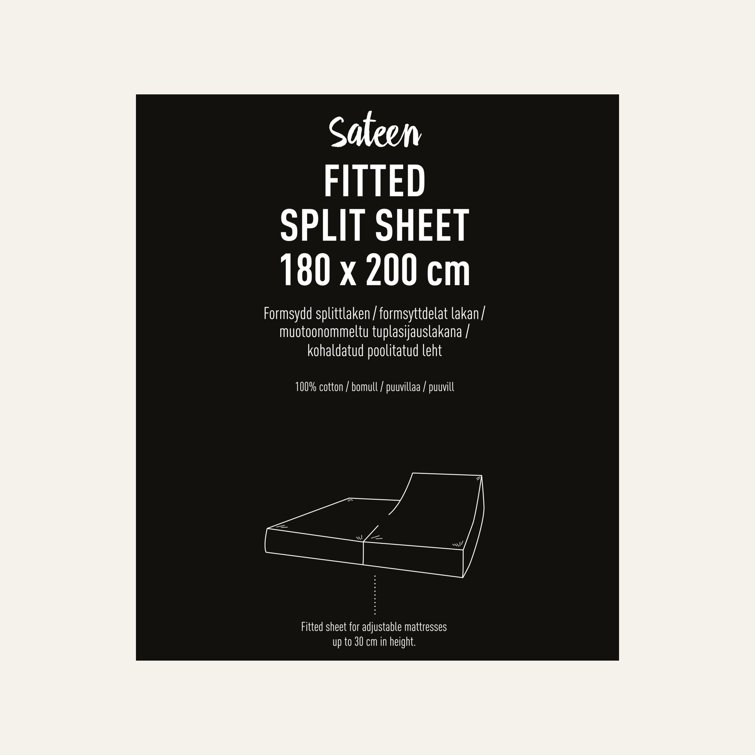 Aluslakana vaaleanharmaa - 2