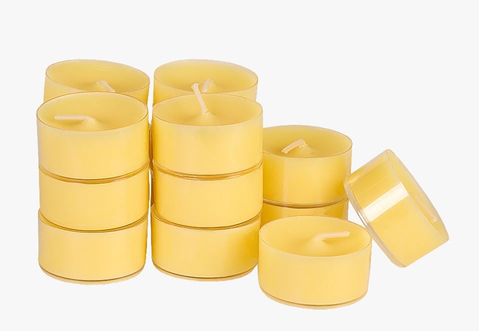 Lämpökynttilät, 16 kpl vaaleankeltainen - ø4cm vaaleankeltainen - 1