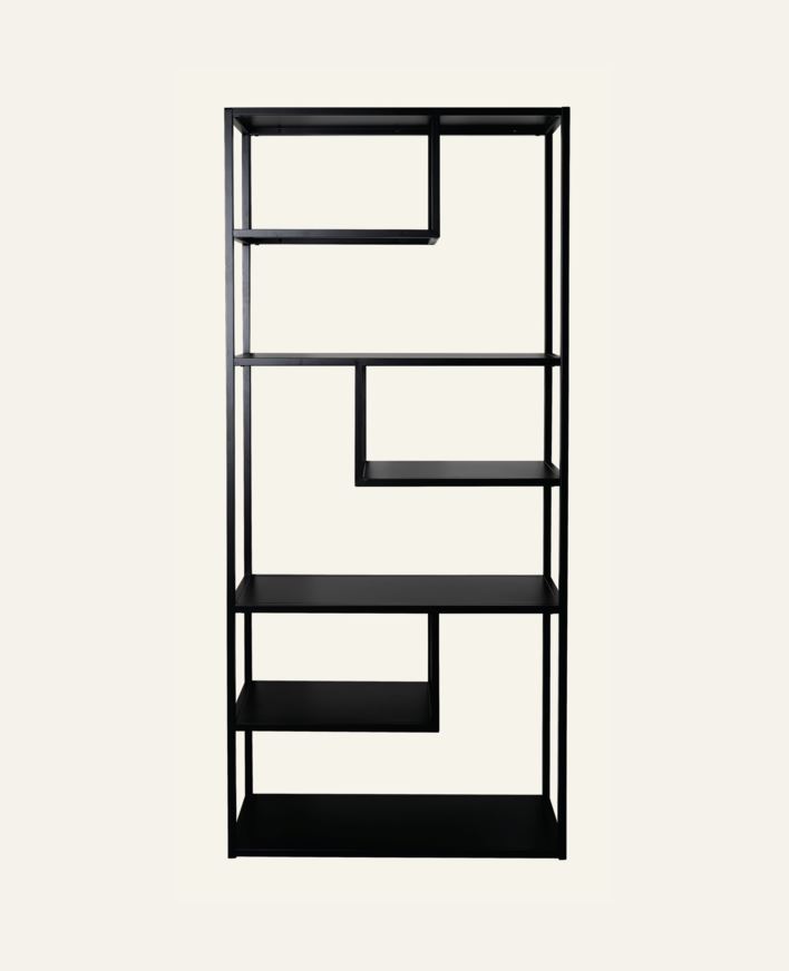 Hylly musta - 85x35x188 cm musta - 1