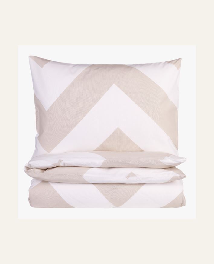 Pussilakanasetti puuvillaa hiekka - 150x210 cm hiekka - 1