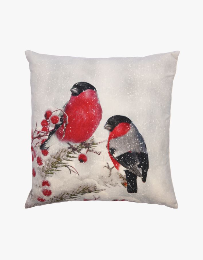 Bullfinch koristetyyny moniväri/punainen - 45x45 cm moniväri/punainen - 1