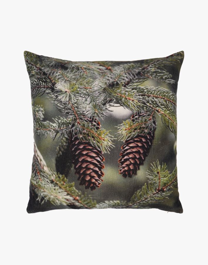 Pinecones koristetyyny moniväri/vihreä - 45x45 cm moniväri/vihreä - 1