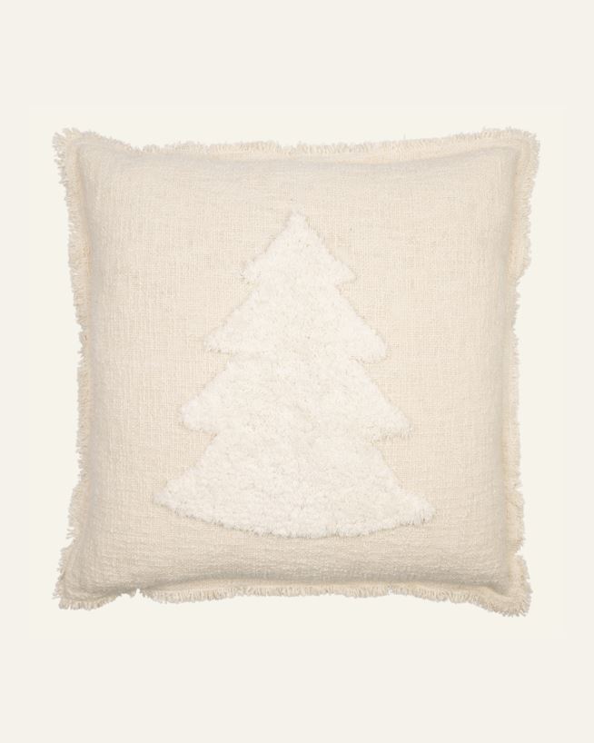 Koristetyynynpäällinen luonnonvalkoinen - 50x50 cm luonnonvalkoinen - 1