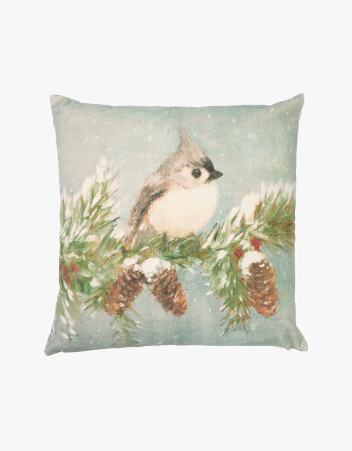 Birdsy koristetyyny moniväri/vihreä - 45x45 cm moniväri/vihreä - 1