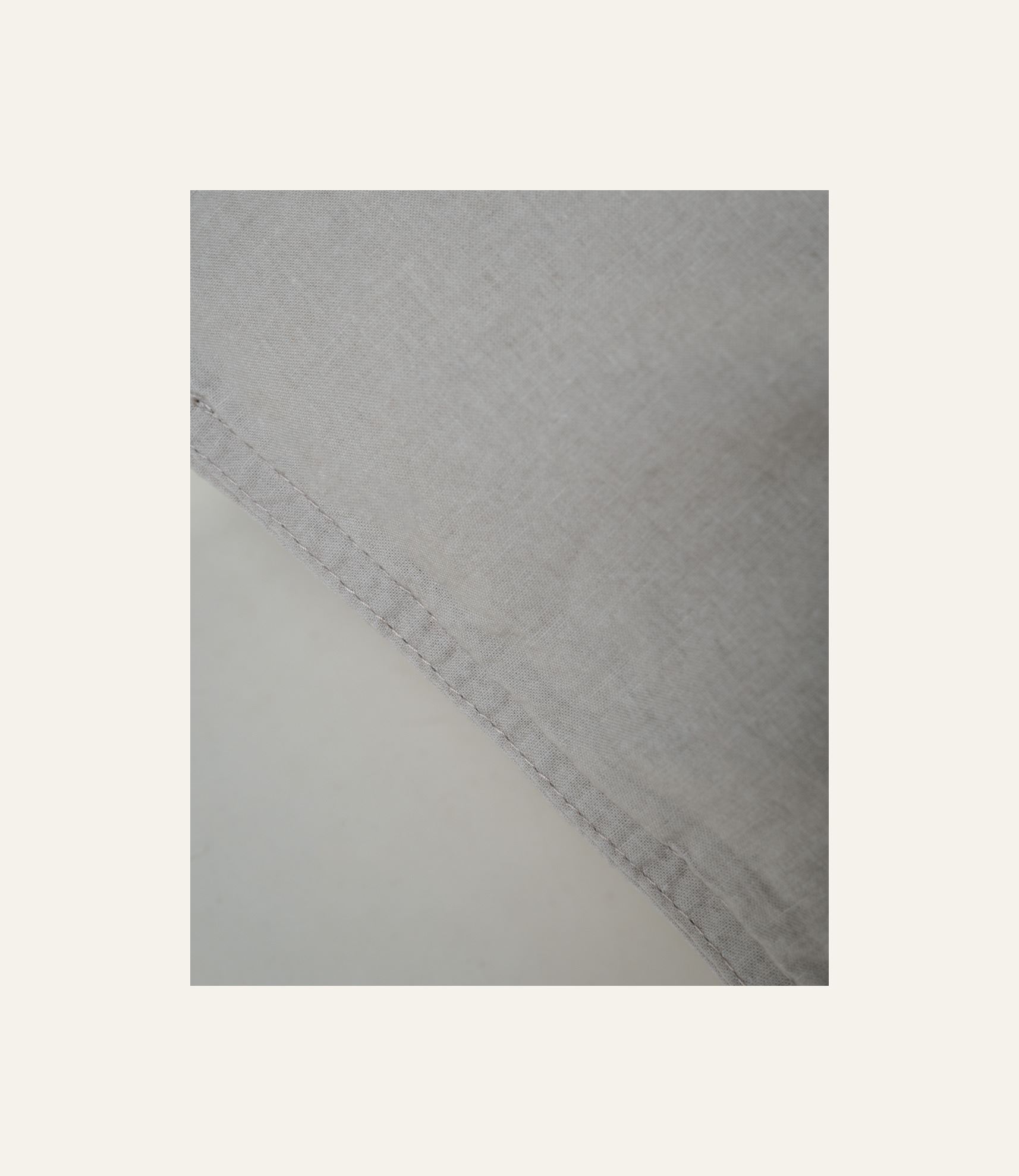 Tyynyliina puuvillaa beige - 3